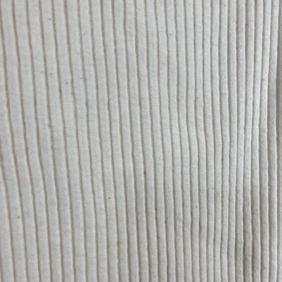 NWT Joah Brown Ribbed Side Slit Midi Skirt Natural Cream Size S/M - Picture 3 of 8